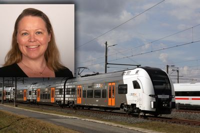 Bente Bukholm (utsnittet) har ledet konseptvalgsutredningen anbefaler toetasjes regiontog på Østlandet. De har blant annet sett på et Siemens-tog av typen RRX (avbildet).
