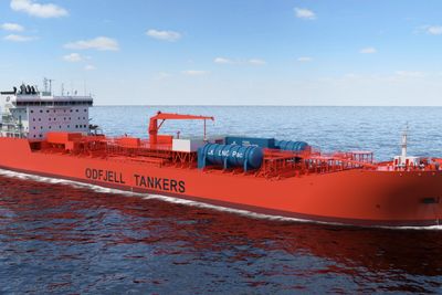 Odfjell SE er med  på et utviklingsprosjekt for bruk av mulitfuel brenselcelle fra Alma Clean Power. 