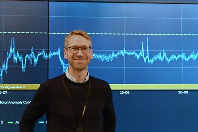 Torbjørn Folgerø er direktør for digitalisering og IT i Equinor. Her er han i selskapets IOCT (integrert operasjonssenter) på Sandsli i Bergen.