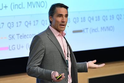 Fredrik Jungermann, her fra en tidligere Inside Telecom-konferanse i Oslo, sier konkurransen i telemarkedet er i ferd med å bli dårligere.  