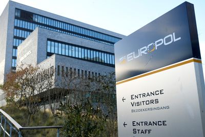 Europols hovedkvarter Haag, Nederland. Den europeiske politimyndigheten har kordinert en internasjonal politiaksjon mot hackergruppen Ragnar Locker.