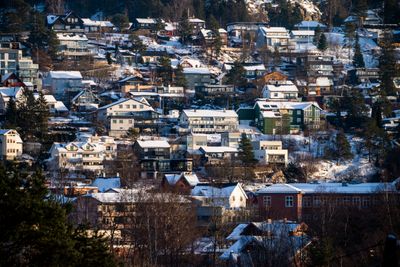  Illustrasjonsfoto boligområdet i Oslo.