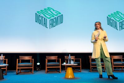 Det er ikke vanskelig å svare på hvorfor hun påtok seg jobben, sa digitaliserings- og forvaltningsminister Karianne Tung på Sintef-konferansen Digital fremtid 2023.