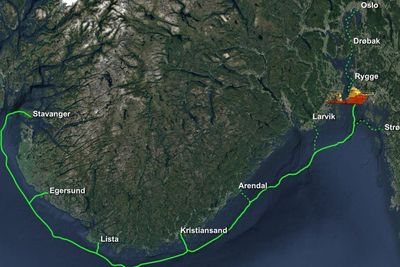 Norfest-kabelen skal lande på ni steder langs kysten av Sør-Norge når den står ferdig til bruk i desember. 