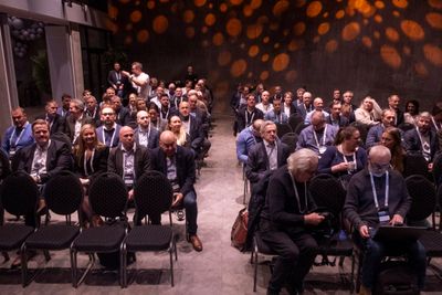 Publikum under Inside Telecom-konferansen i Oslo 22. november 2023.