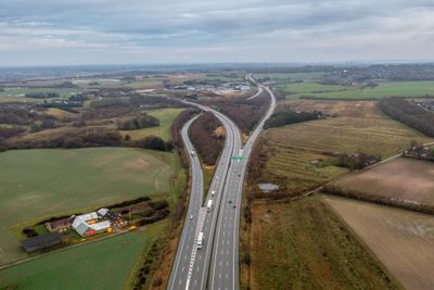  Totalt 16 kilometer med motorvei skal bygges ut rundt Aarhus frem mot 2027.