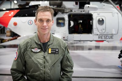 Generalmajor Rolf Folland, sjef for Luftforsvaret. Han fløy Sea King i perioden 1994-2008, avbrutt med noe Lynx-flyging og krigsskole.