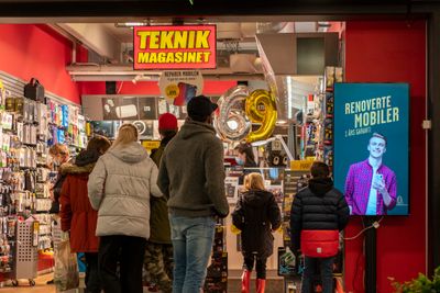 Teknikmagasinets butikk på Storo shoppingsenter. Bildet er tatt ved en tidligere anledning.