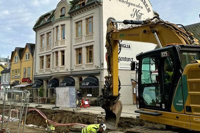 I høst jobbet jobbet A. Markussen intenst med å få viktig infrastruktur på plass før vinteren meldte seg.