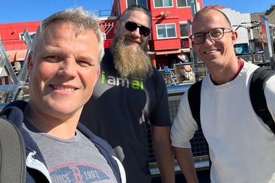 Lederne for Oslo Cancer Cluster, Nora.ai og DNBs New Tech Lab mener Norge kan ta en viktig rolle innen KI-utvikling. Fra v. Klas Pettersen, Yngvar Ugland og Ketil Widerberg.