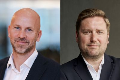 Knowits konsernledelse går fra én til to nordmenn: Fra venstre Kenneth Gvein og Fredrik Ekerhovd.