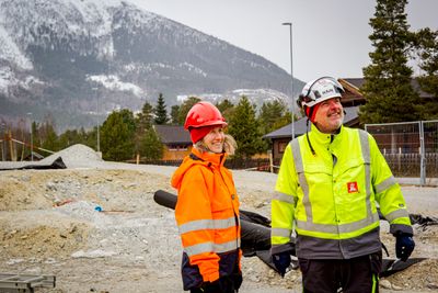 Før flomsikringen: Prognosen for en 200-årsflom med 20 % klimapåslag. Deler av Bismo havner under vann. Vannføringen i Otta er på snaue 1060 kubikkmeter i sekundet.