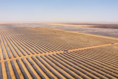 Scatecs solpark Benban i Egypt, som sto ferdig i 2019, er blant verdens største.