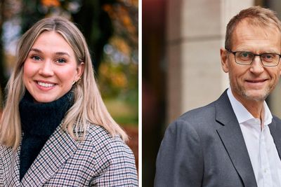 Fiona Skansen ved institutt for privatrett, UiO og Kristian Foss, advokat i Bull.