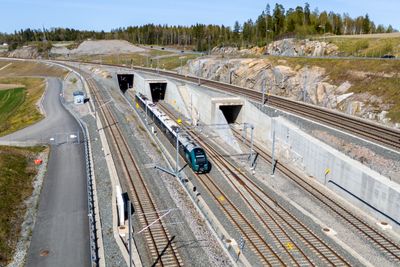 Siden 15. april har det kun vært mulig å kjøre i ett løp av gangen i  Blixtunnelen. 