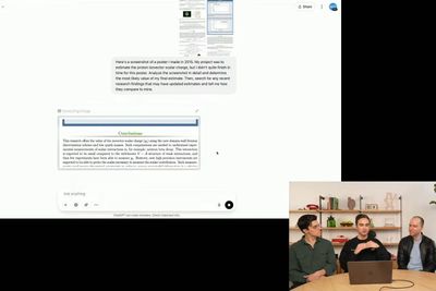 Et knippe Open AI-medarbeidere viser frem o3 og o4 mini, de kraftigste modellene selskapet har lansert hittil.
