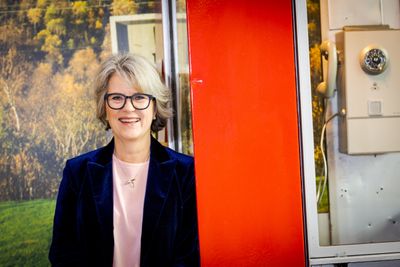 Benedicte Schilbred Fasmer er konsernsjef i Telenor og melder om vekst i første kvartal.