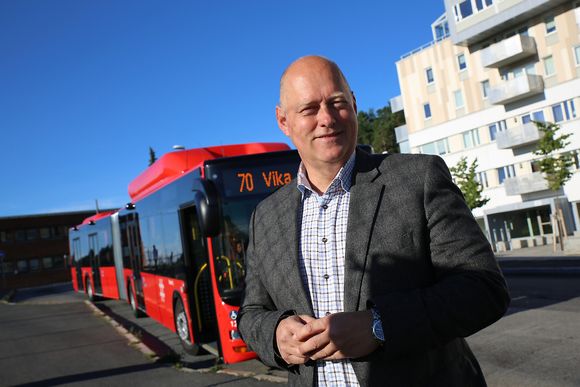Administrerende direktør Øystein Svendsen i Unibuss sier Oslo har et av Europas mest miljøvennlige busstilbud.