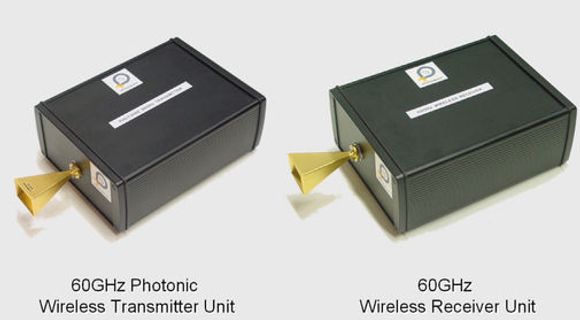 Iphobac 60 GHz fotonisk sender og mottaker