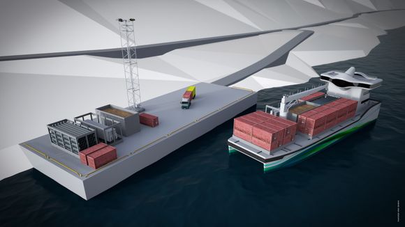 Med Short Sea Pioneeer-konseptet kan selv mindre kaianalegg bli viktige terminaler for å overføre gods til større skip.