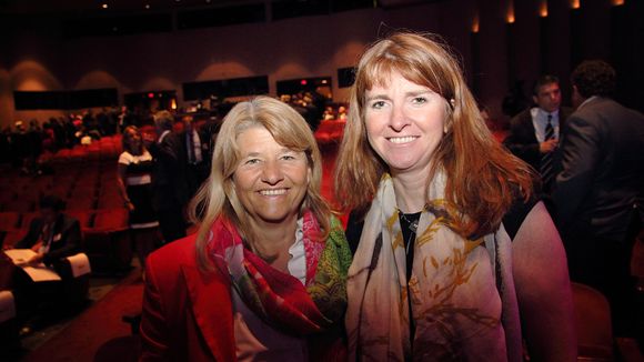 Damer med makt: Teknologidirektør Margareth Øvrum (t.v.) og STEP-direktør Jannicke Nilsson har begge sentrale roller for å spare kostnader i Statoil.