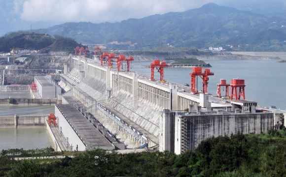 Three Gorges i Kina.