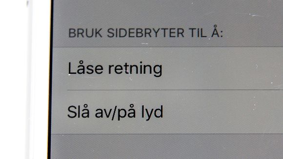 Sidebryteren på iPhone kan nå brukes til å skru av og på skjermrotering, som på iPad.