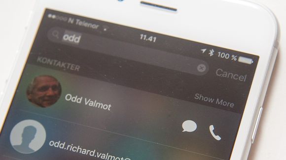 Du kan ringe rett fra Spotlight-søket i iOS 9.