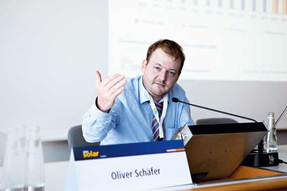 Alliansen med vind og gass er både teknisk og markedsmessig fornuftig, sier president Oliver Schäfer i den europeiske solcelleindustriforeningen EPIA.