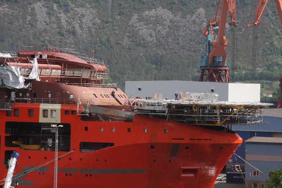Kleven bygger avanserte skip for både norske og utenlandske rederier.