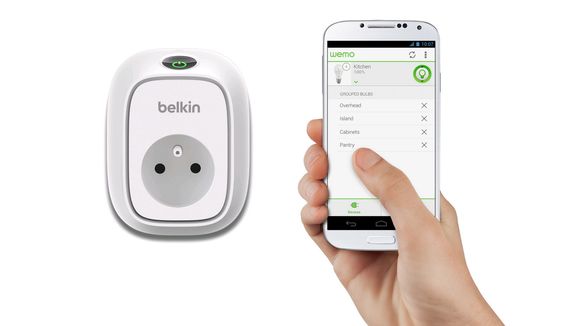 Belkin WeMo lar deg styre stikkontakter og mye annet ved hjelp av smarttelefonen.
