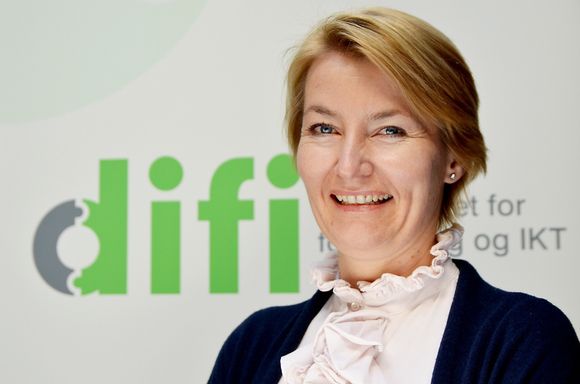 Fagdirektør Birgit Egset hos Difi bekrefter at E-boks er ilagt dagsbøter fordi leveringen av digital postkasse er blitt kraftig forsinket. <i>Bilde: Difi</i>