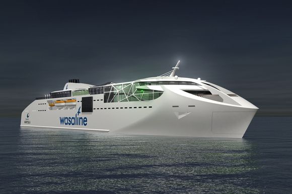 Wärtsilä har designet en ny  passasjerferge for Wasaline. Den får dual fuel motorer og skal  kryssse Bottenviken på rute mellom Finland og Sverige.