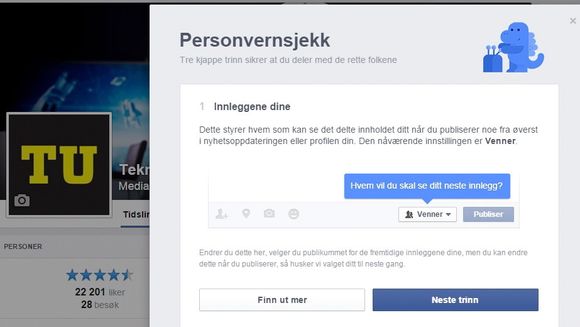 Facebook har begynt å be brukerne om å ta i bruk de nye personverninstillingene.