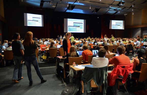 500 elever deltar på PetroChallenge i Stavanger Forum tirsdag og onsdag.