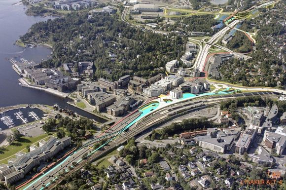 Statens vegvesens forslag til ny E18 og tilhørende lokalvei vil gi betydelig økt kapasitet.