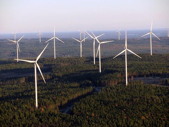 En av Europas størsteNår Jädraås vindkraftpark står ferdig, blir den en av Europas største landbaserte vindkraftparker.