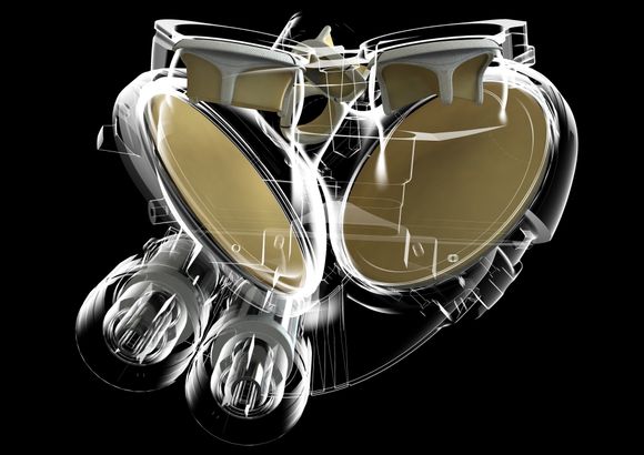 Bildet skisserer hjerteklaffene, og forsøker å vise selve hjertekammeret, membraner og hjerteklaffer. De tre sensorene sitter i hvert hjerteventrikkel kammer og  i utløpet til aorta.