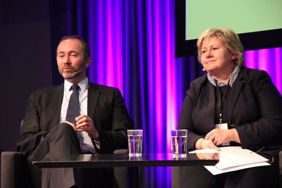 STØ KURS vs NY KURS: Trond Giske presenterte den forrige regjeringens maritime strategi i fjor. Nå vil statsminister Erna Solberg lansere sin egen.