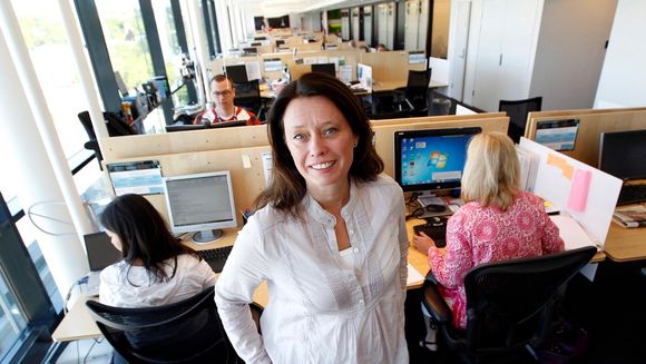 Hege Skryseth, administrerende direktør i Microsoft Norge, kan juble over å være leder for Norges beste store arbeidsplass.