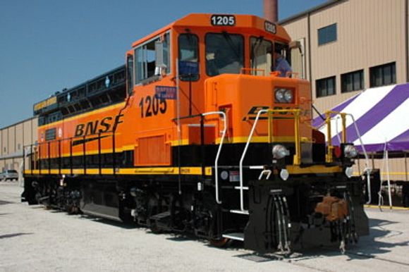 Hydrogenlokomotiv:  Det amerikanske selskapet Vehicle Projects leverte i fjor hydrogenlokomotiver til det sørafrikanske gruveselskapet Anglo American Platinum.   Foto: Vehicle Projects