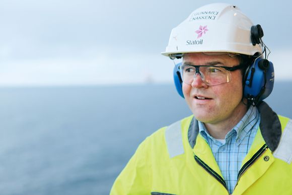 Optimist: Gunnar Nakken er produksjonsdirektør for Gullfaks. Han sier man bare er rundt halvveis i levetiden til feltet. Foto: Peder Qvale