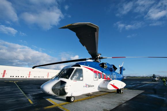 Rotorer: De store rotorene på S-92 for­verrer støyproblemet på S-92, mener tidligere helikopterpilot Amund-Ragnar Bjerkeseth.  Foto: Ole K. Helgesen