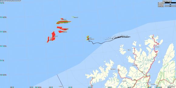 NOFO beregnet denne drivbanen for oljen fra Goliat under storøvelsen på Finnmarkskysten.