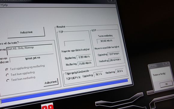 Allerede på Electroworld i 2009 demonstrerte Get at de hadde hastigheter på opptil 300 Mbps inne.