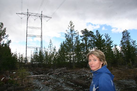 FORNØYD: - Denne ledningen er gull verdt for Midt-Norge, mener prosjektleder Elisabet Aske i Statnett.