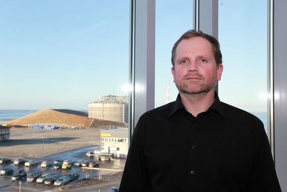 SKIPSLEVERANSE: - Vi planlegger å sende den første leveringen av LNG med skip i løpet av mars, sier Bjørn Torkildsen, adm. direktør i Skangass.
