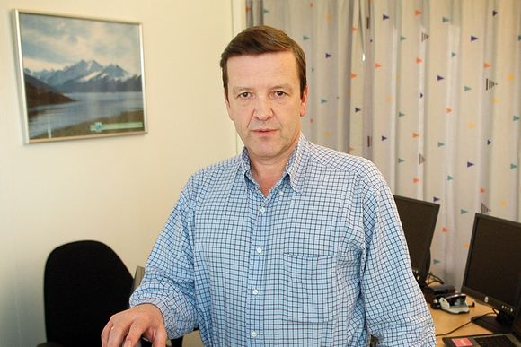 FORNØYD: Hans V. Jensen i NOFO ble mest imponert av ferskingen OilShavers fjerdeplass. FOTO: Anders J. Steensen