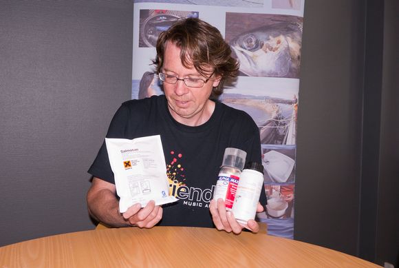 MEDISINMANN: Biologen Baard Johannessen har patentert en ny kombinasjonsmetode for å knekke lakselus som er blitt resistemt mot de tradisjonelle giftstoffene.