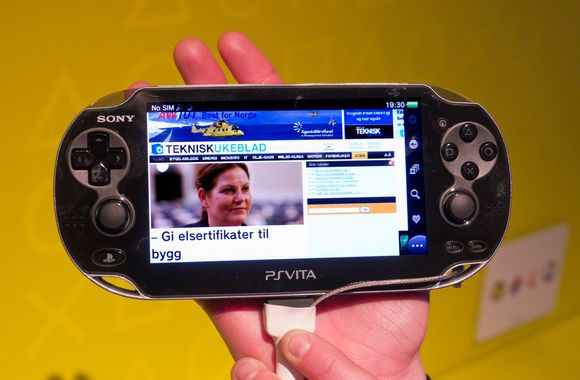 PÅ NETT: tu.no laster lett på PlayStation Vita